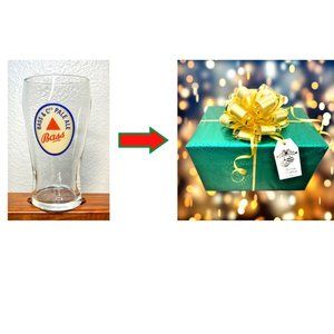 BASS PALE ALE Tulip Beer Pint Glass + WRAP AS A GIFT - NEW